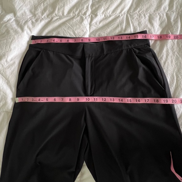 Athleta Tribeca Crop Pants Wide Leg Athleisure Black 10 Tall - Picture 11 of 14